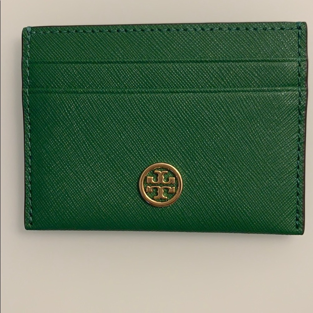 Authentic new Tory Burch Robinson card case